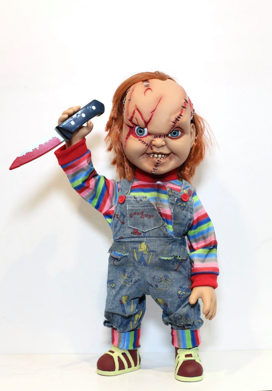 Pre-order : MDS MEGA SCALE Child’s Play: Bride of Chucky Talking Scarred Chucky (Re-issue) by Mezco Toyz