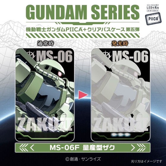 PRE-ORDER : Gundam Series PIICA+ Clear Pass Case Vol.5