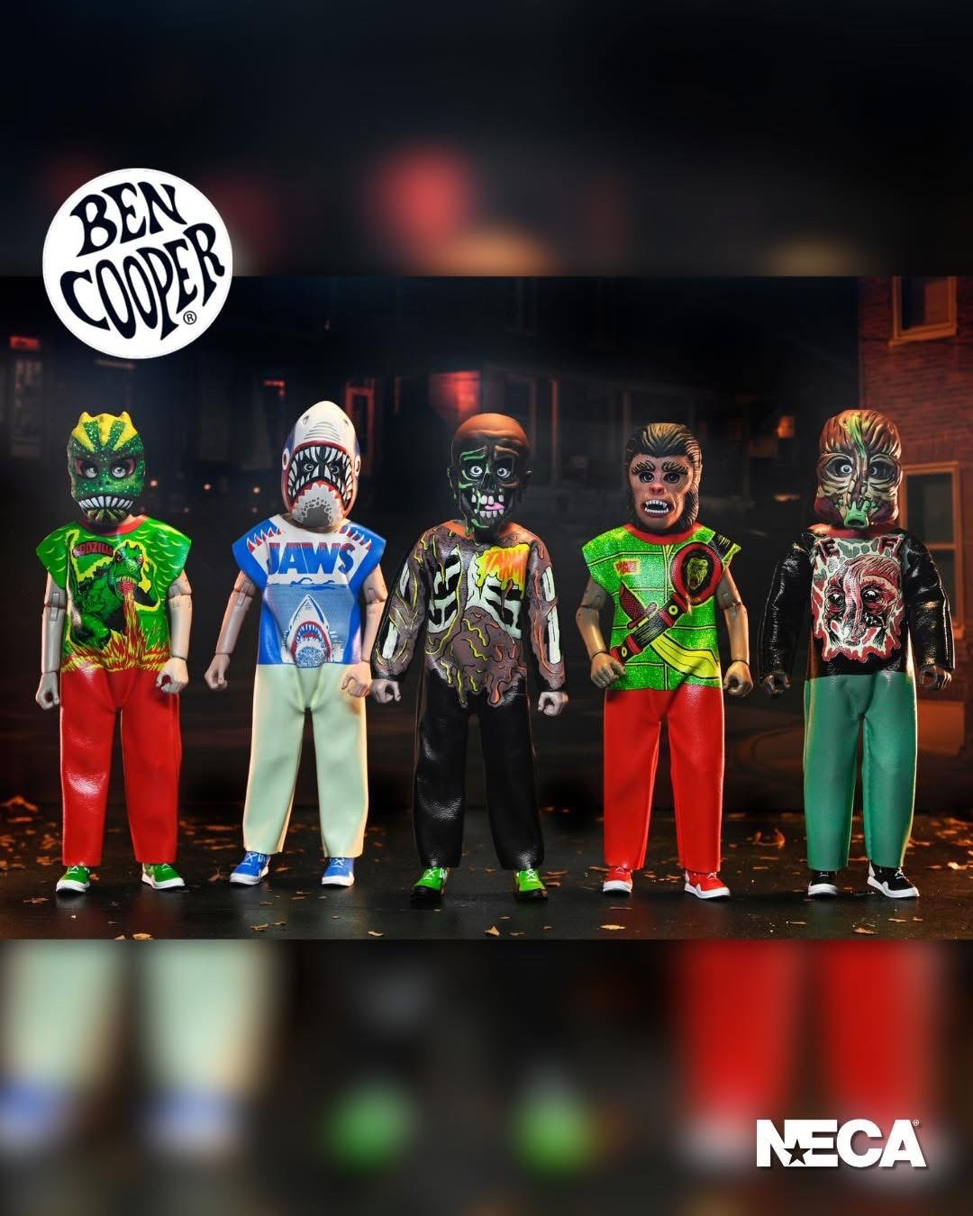 Pre-order : Ben Cooper Costume Kids Collection Series 7 Clothed Action Figure (Set of 5) by NECA