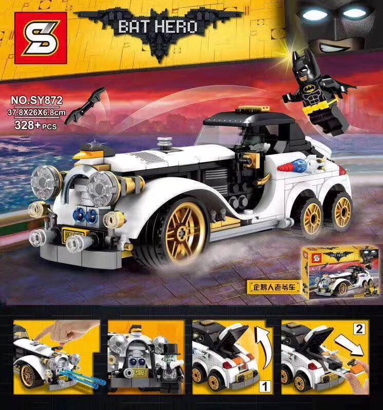 SY 872 Batman The Penguin Arctic Roller 328pcs