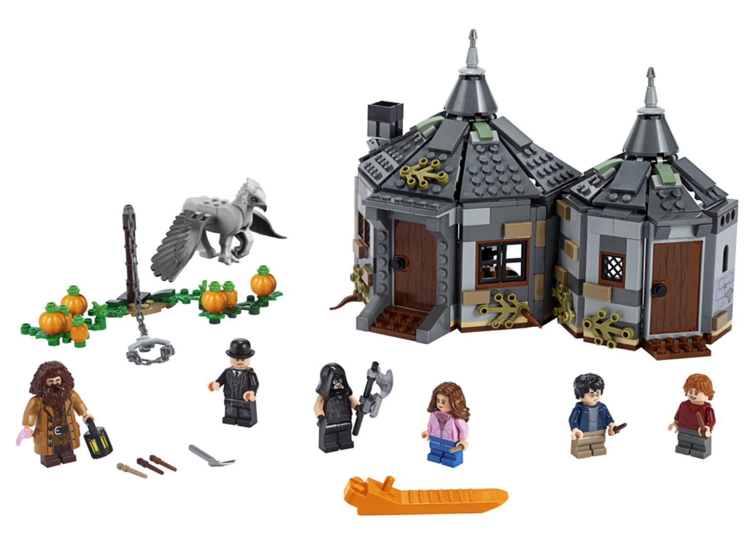 Lari 11343 Harry Potter - Hagrid's Hut: Buckbeak's Rescue 520pcs