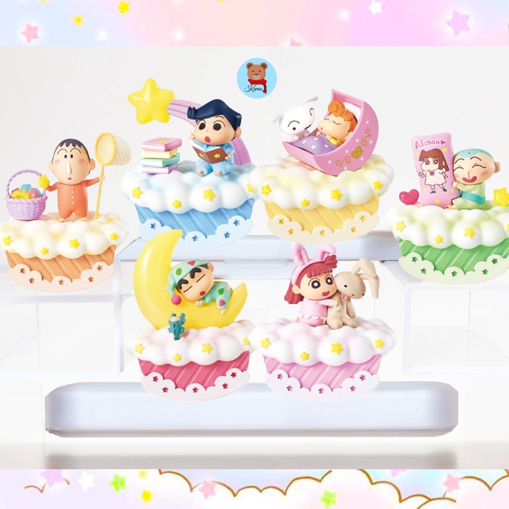 Crayon Shin-Chan - Good Night, Shinchan by Re-Ment (Set of 6)