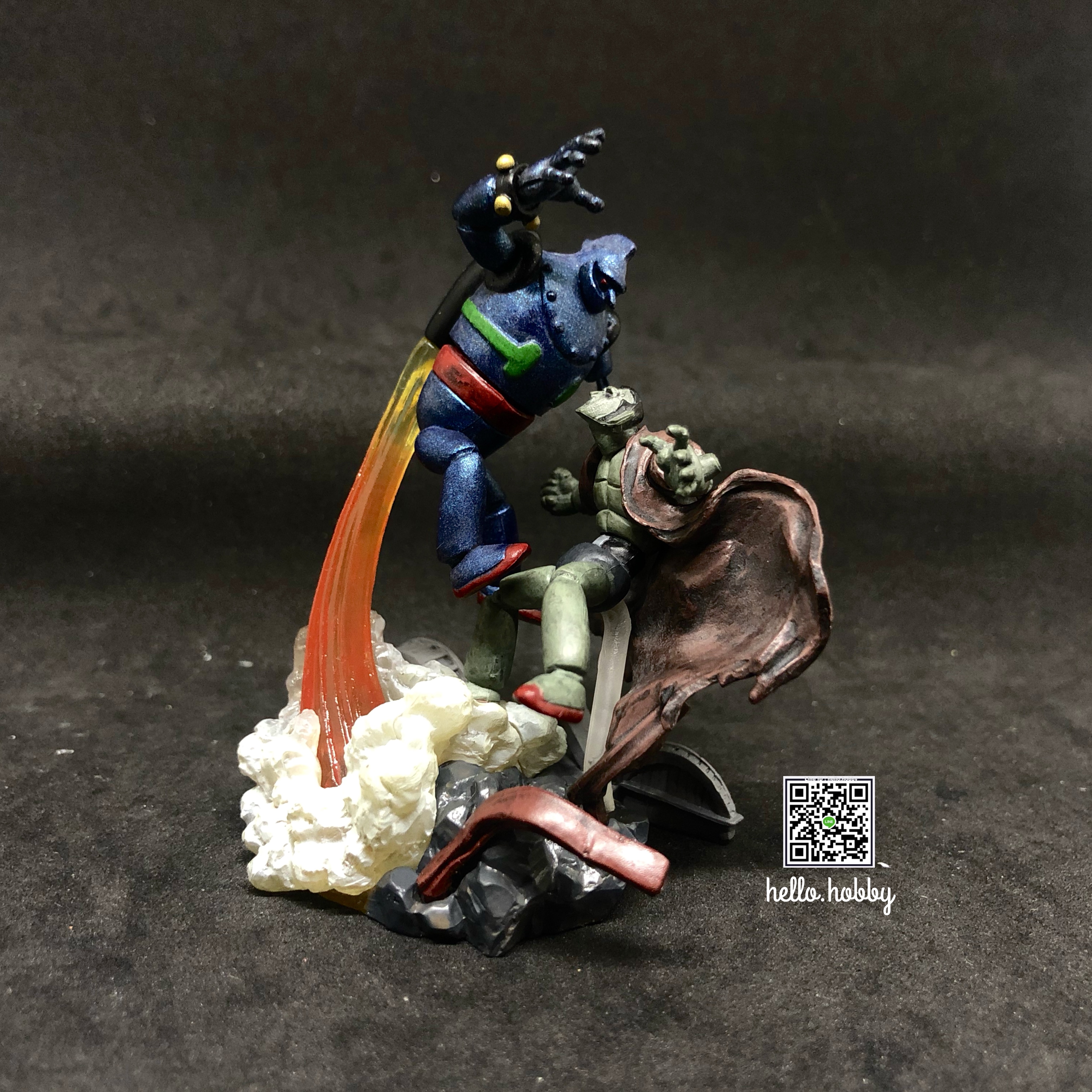 HG Gigantor Tetsujin 28 Imagination Collection Diorama Gashapon (Set of 4)