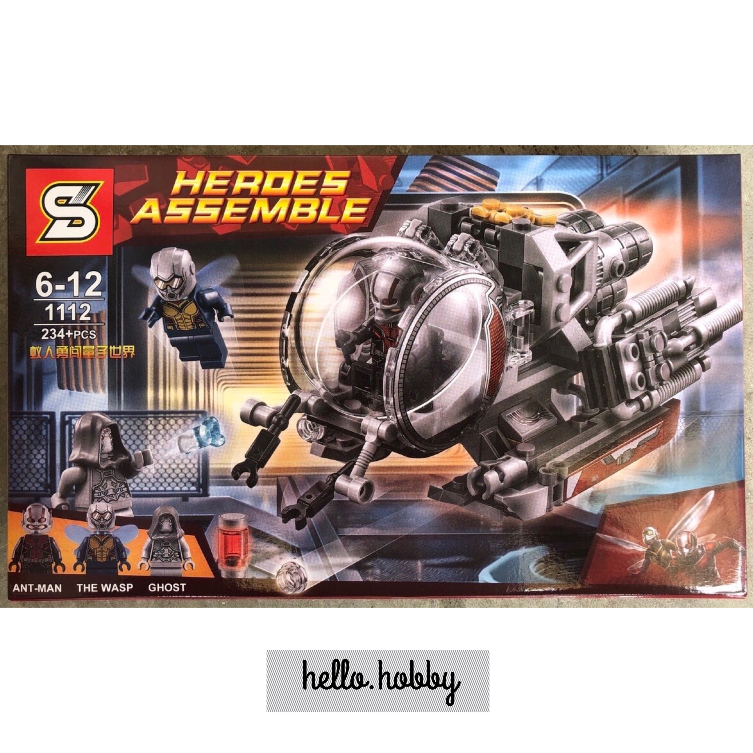 SY 1112 Ant-Man and the Wasp : Quantum Realm Explorers 234pcs
