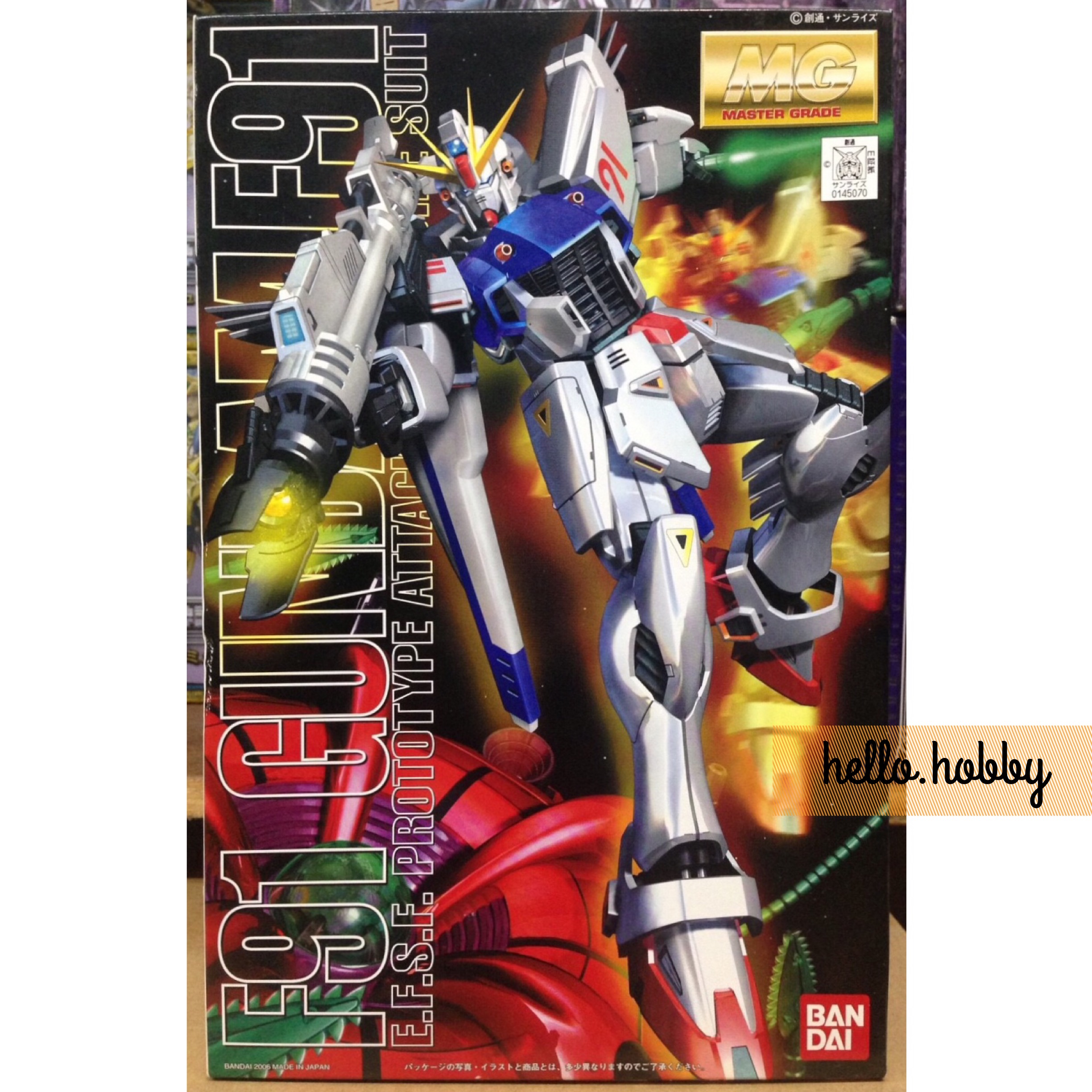 MG 1/100 Gundam F91 by Bandai