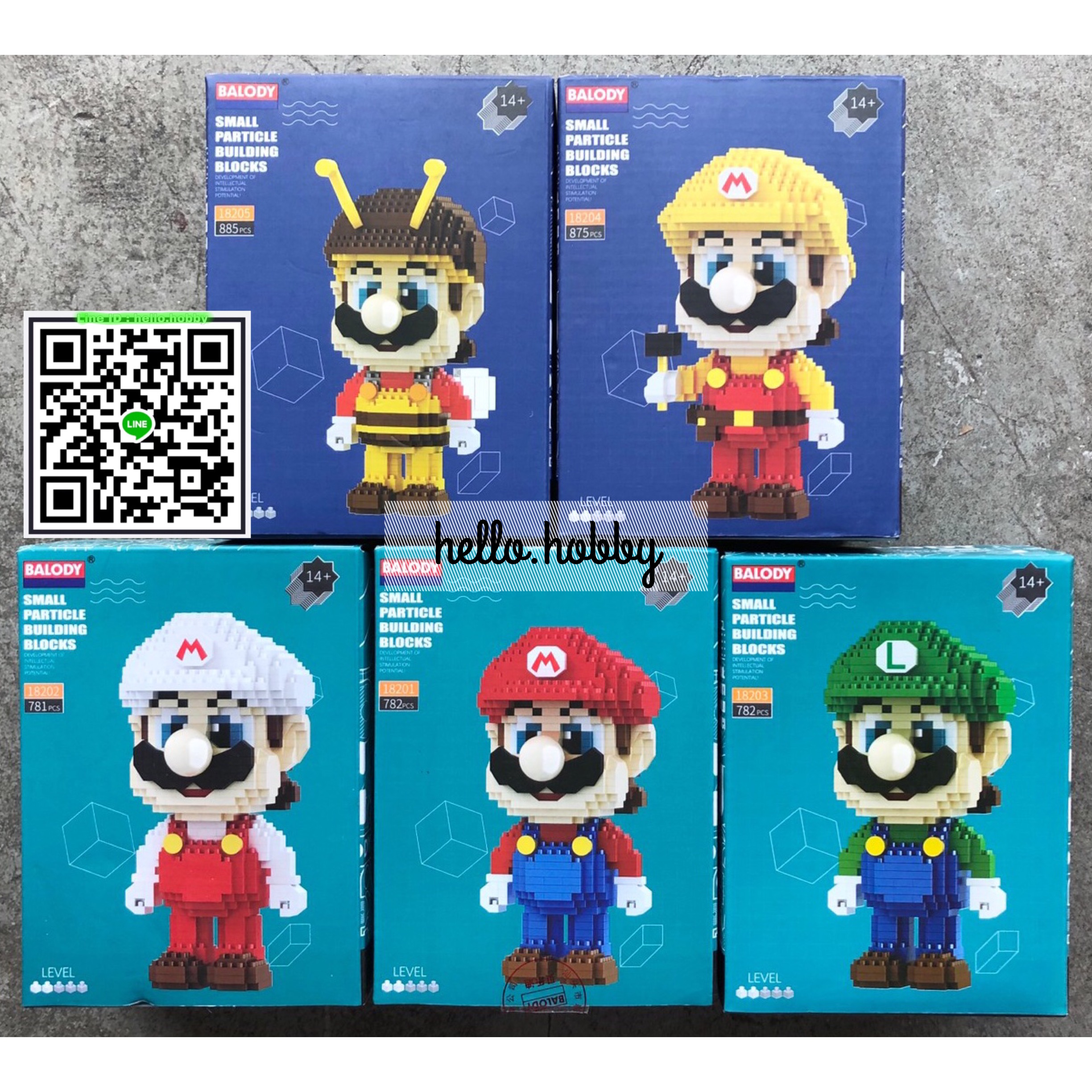 Balody 18201-18205 Super Mario