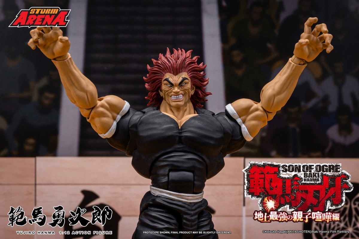 STORM ARENA Baki Hanma: Son of Ogre Yujiro Hanma 1/12 Scale Action Figure by Storm Collectibles