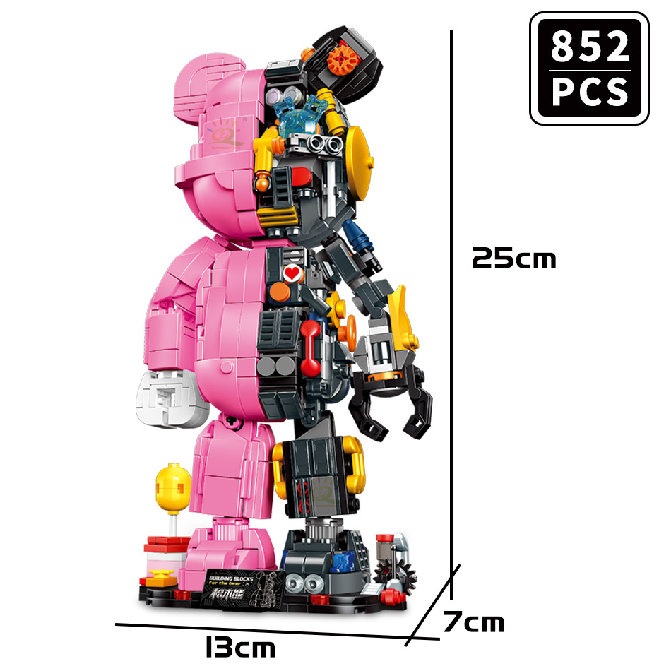 78002-78003 Bearbrick Mechanical Robot