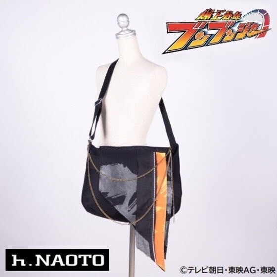 PRE-ORDER : Bakuage Sentai Boonboomger x h.NAOTO Bun Orange/ Genba Bureki Shoulder Bag