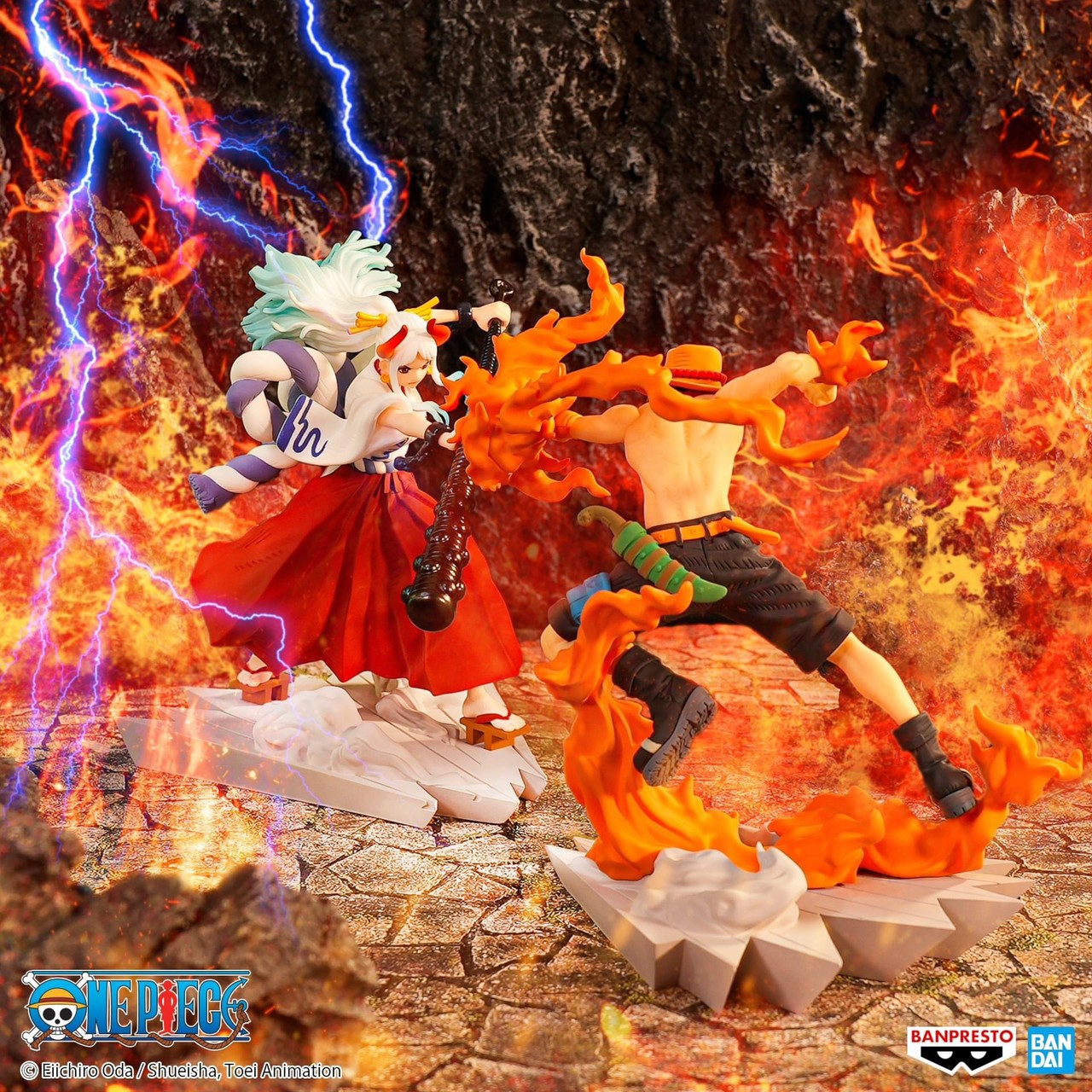 Pre-order : ONE PIECE SENKOZEKKEI -PORTGAS.D.ACE- / -YAMATO-