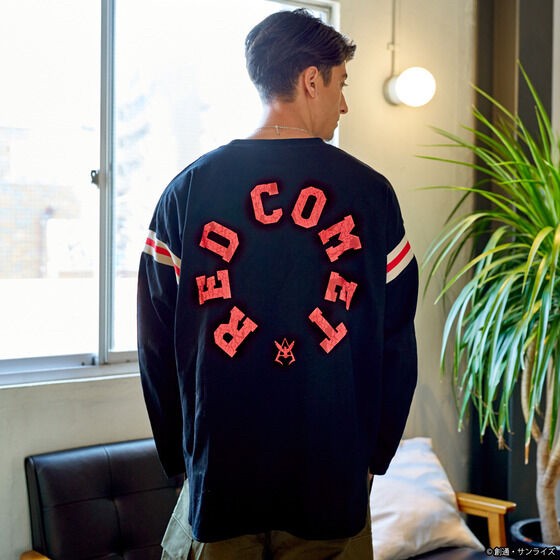 PRE-ORDER : STRICT-G.Fab Goodwear "Mobile Suit Gundam" Football Long Sleeve T-shirt