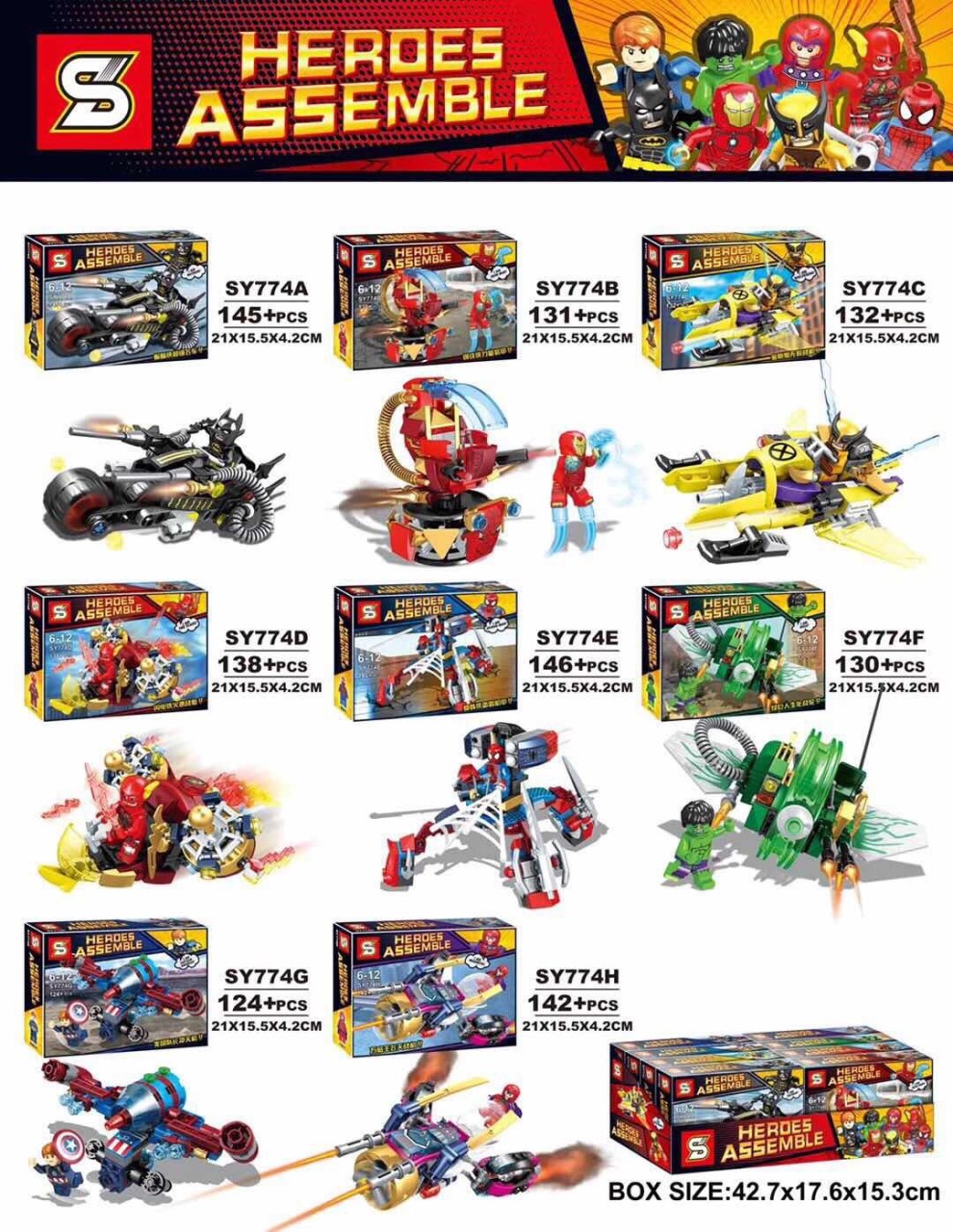SY 774 A-H Heroes Assemble