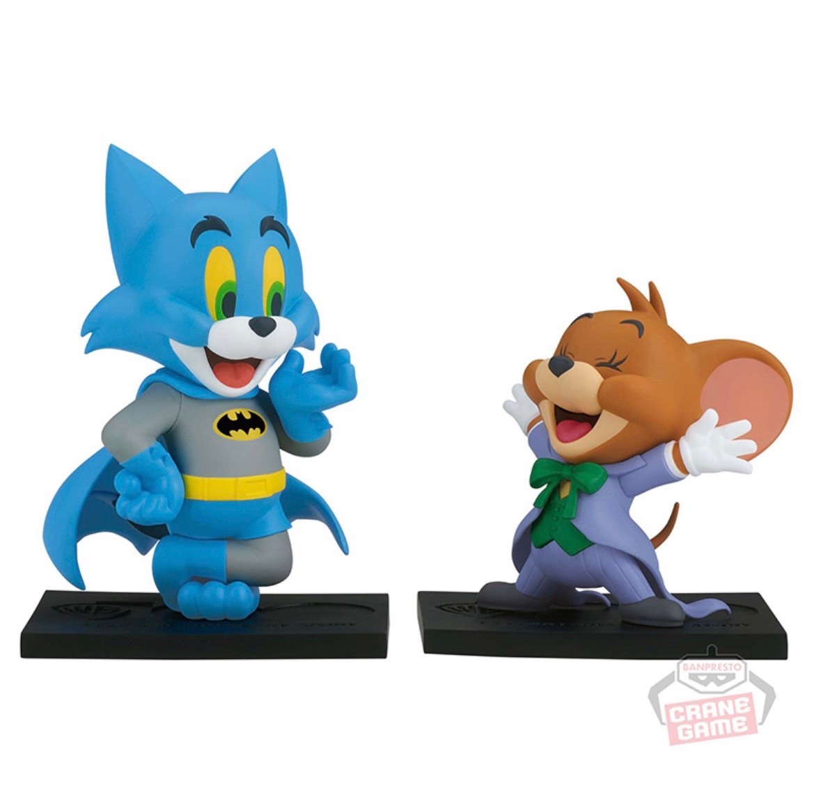 Tom And Jerry Figure Collection ～Tom And Jerry As Batman～ WB100Th Anniversary Ver. By Banpresto (A:Tom) (B:Jerry)