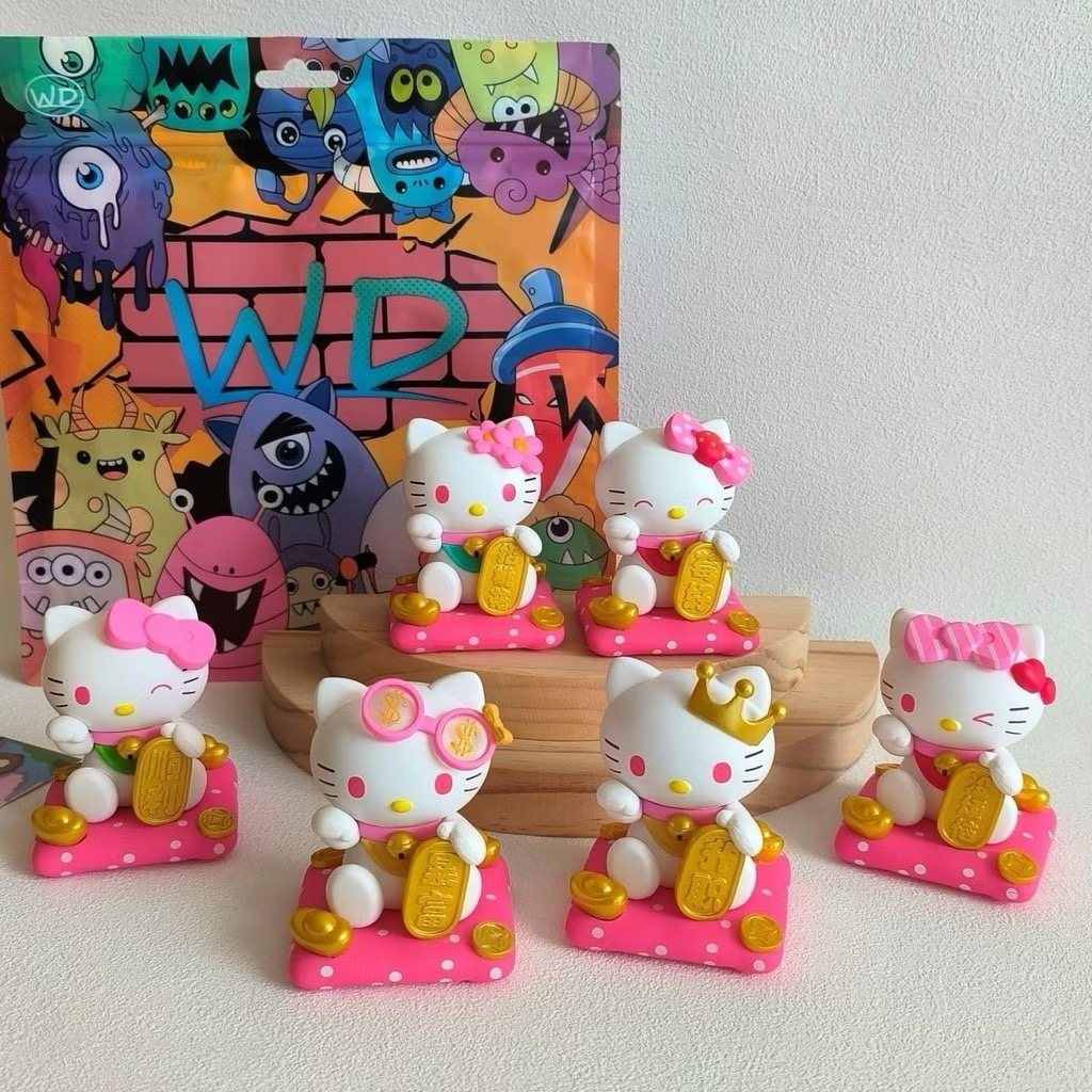 โมเดลคิตตี้กวัก Sanrio - Hello Kitty Lucky and Rich Series (Set of 6)
