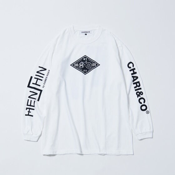 PRE-ORDER : Kamen Rider W Long Sleeve T-shirt | HENSHIN by KAMEN RIDER × CHARI & CO