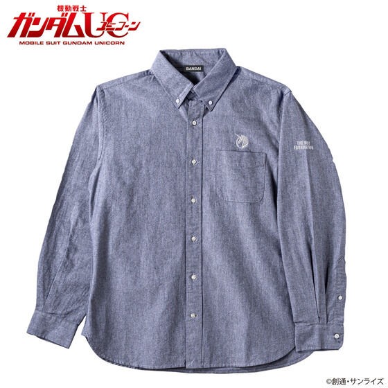 PRE-ORDER : Mobile Suit Gundam Mark Basic Line Button Down Shirt