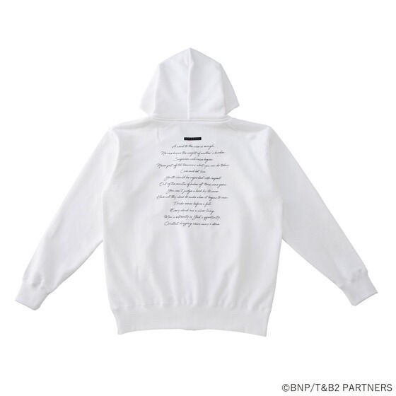 PRE-ORDER : Tiger & Bunny 2 Part 1 Subtitle Pattern Zip-up Hoodie