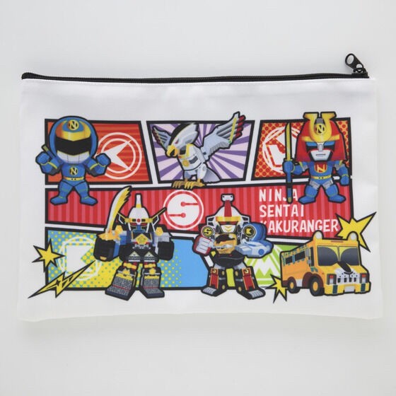 PRE-ORDER : Ninja Sentai Kakuranger Deformed Mini Pouch