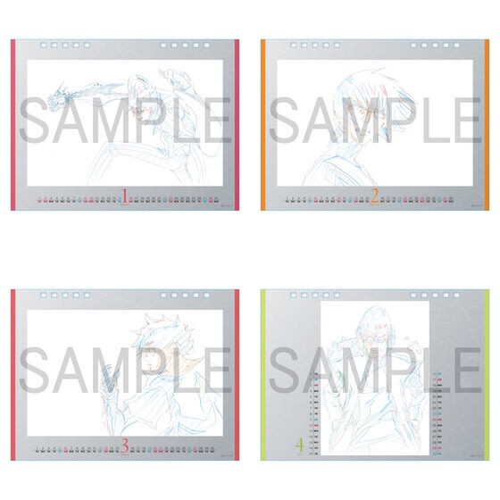 PRE-ORDER : Scryed Alteration KEYFRAMES CALENDAR 2022 -Hirai Hisashi Animation Original Picture-