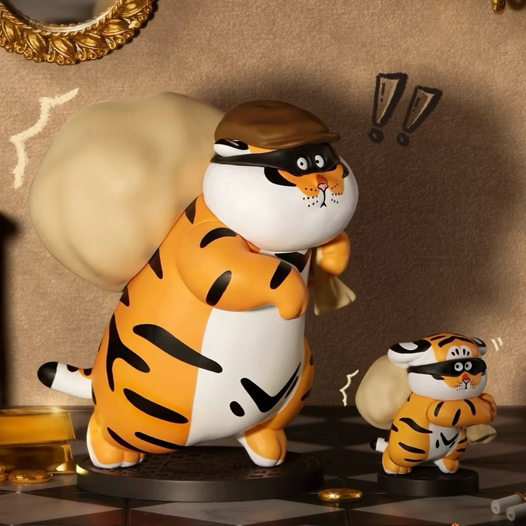 โมเดลเสืออ้วน ได้ 1ตัว - Panghu I,m Not Fat Tiger - Father & Stubborn Son Series V2 by Funism