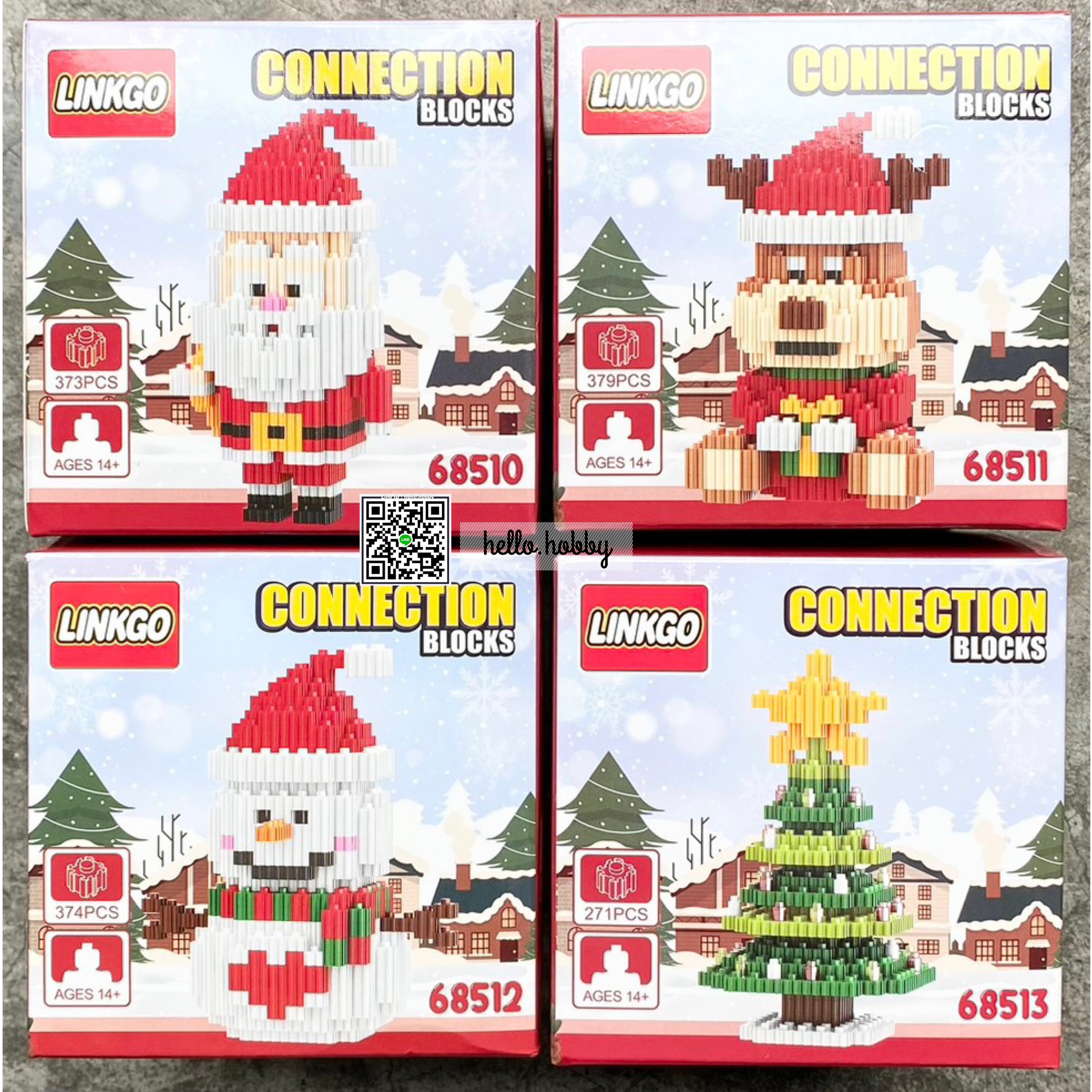 Linkgo 68510-68513 Merry Christmas