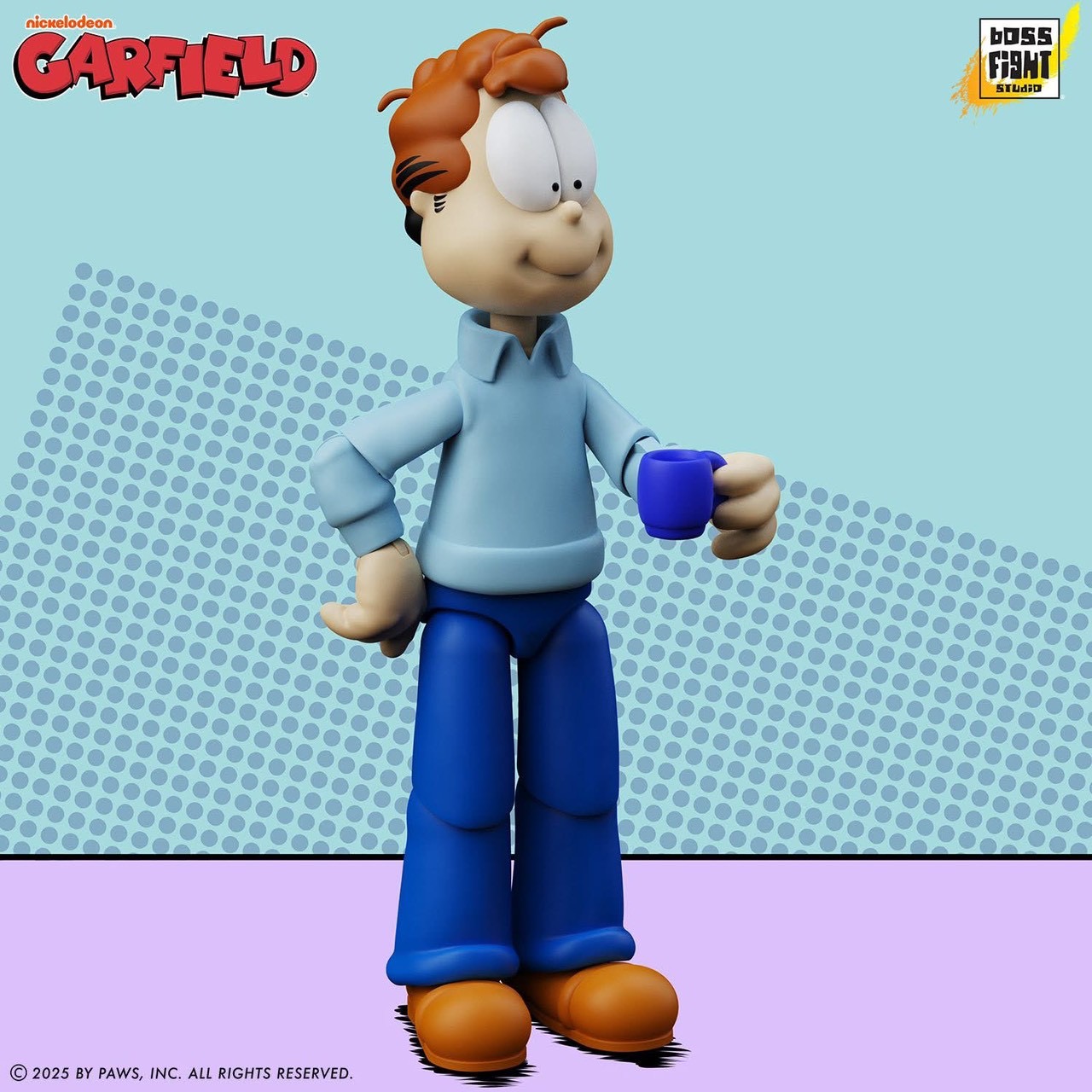 Pre-order : Garfield V.2 / Arlene / Garfield Jon Arbuckle Deluxe Action Figure by Boss Fight Studio