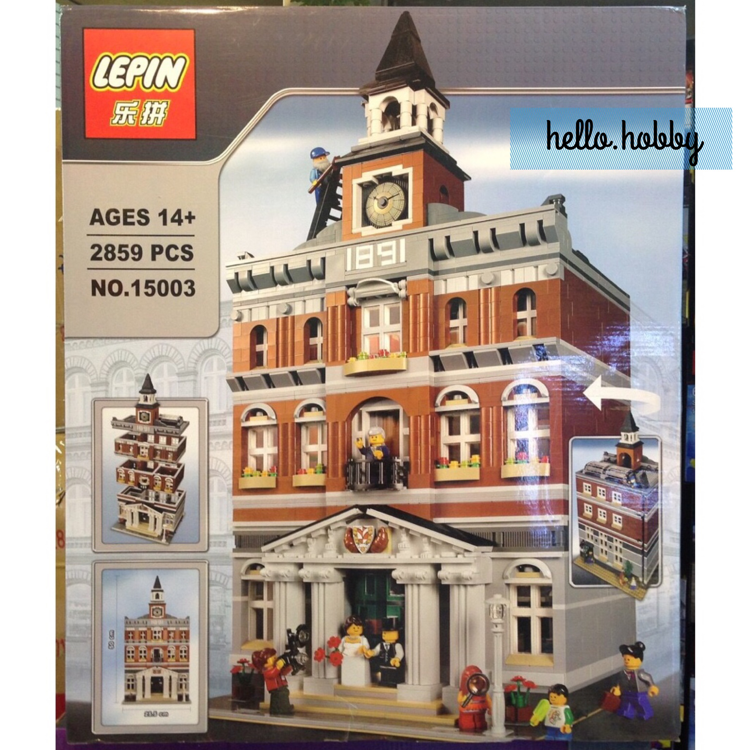 Lepin 15003 Town Hall 2859pcs