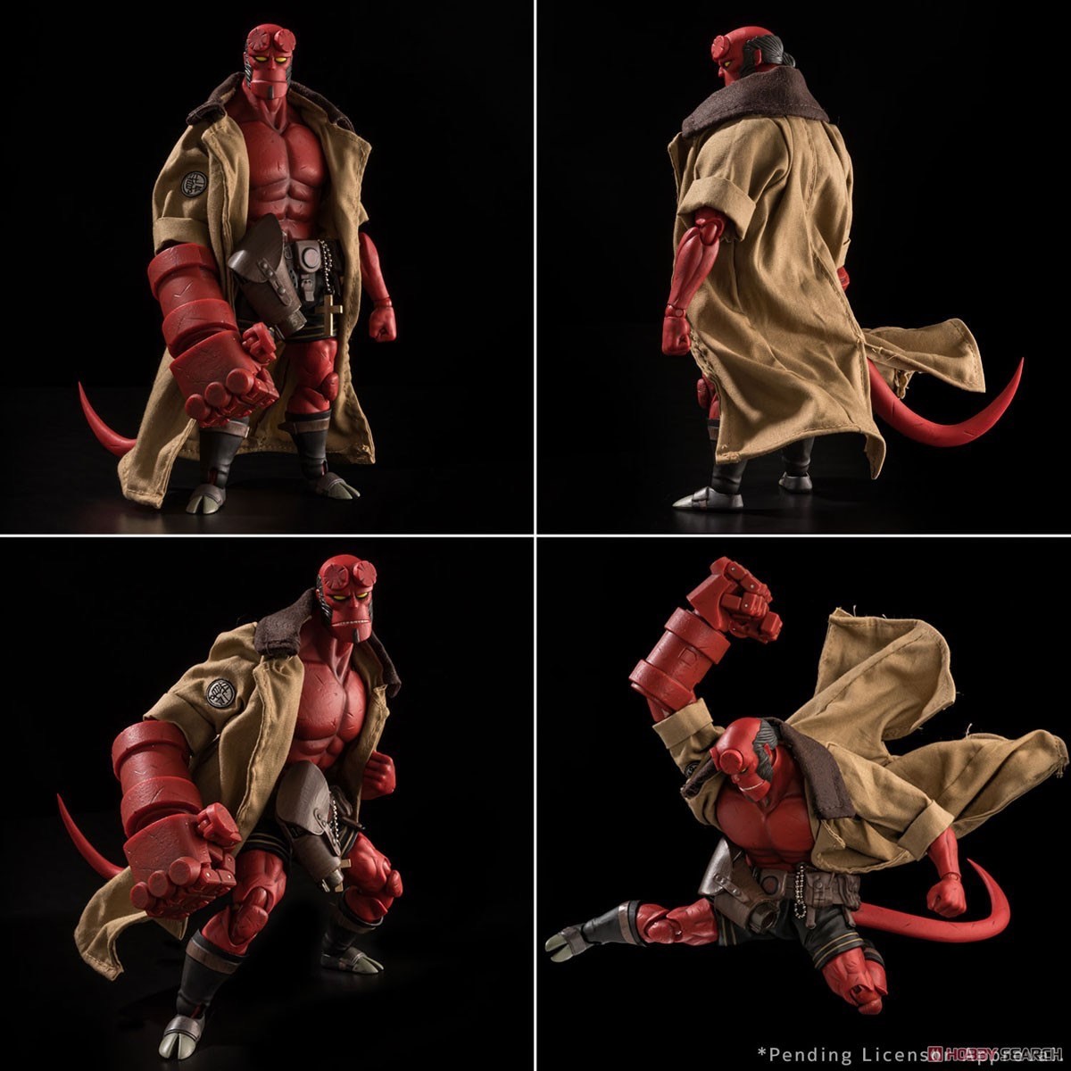Pre-order : 1/12 Scale Hellboy 30th Anniversary Edition Action Figure by 1000Toys