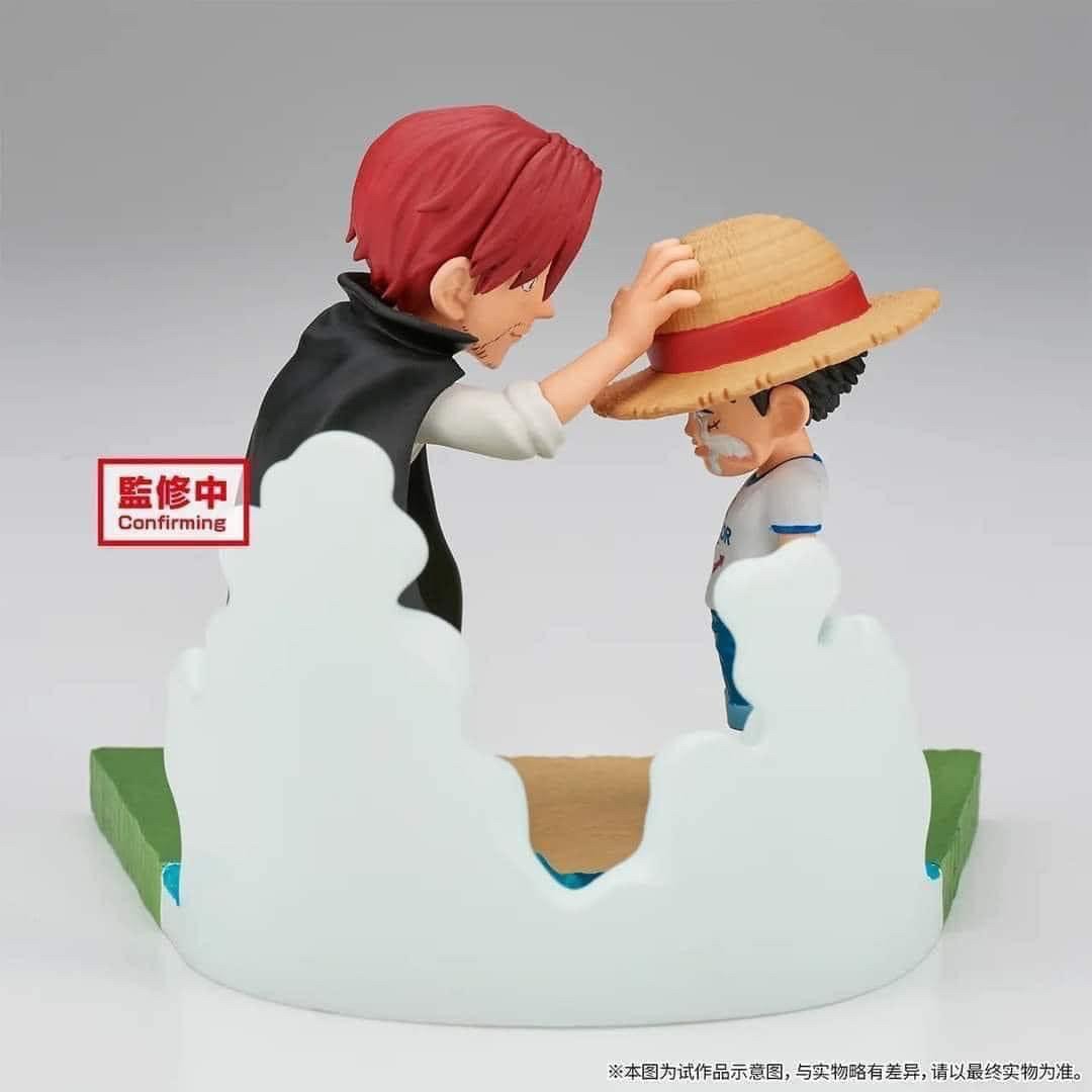 Pre-order : ONE PIECE WORLD COLLECTABLE FIGURE LOG STORIES -MONKEY.D.LUFFY&SHANKS-