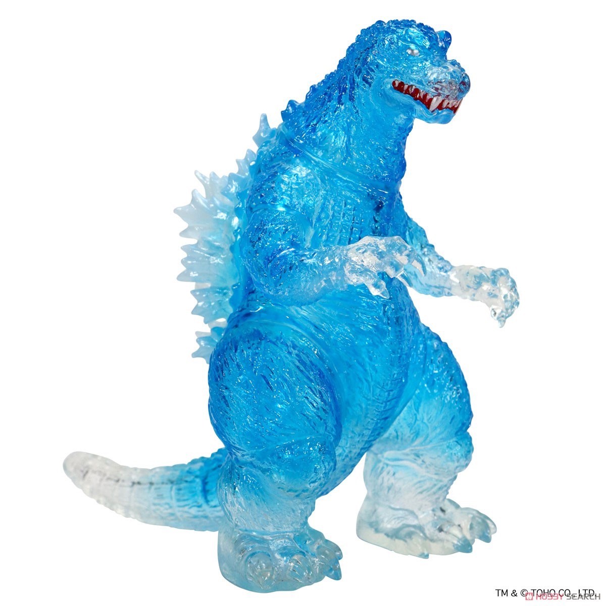 Godzilla - CCP Middle Size Series Godzilla EX Vol.3 Godzilla (2001) Clear Blue Ver. Soft Vinyl (Lot JP) by CCP