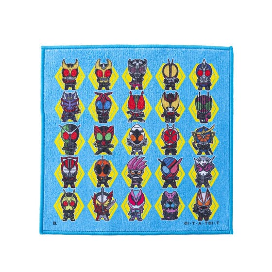 PRE-ORDER : Kamen Rider Geats & Kamen Rider Series Deformed Mini Towel