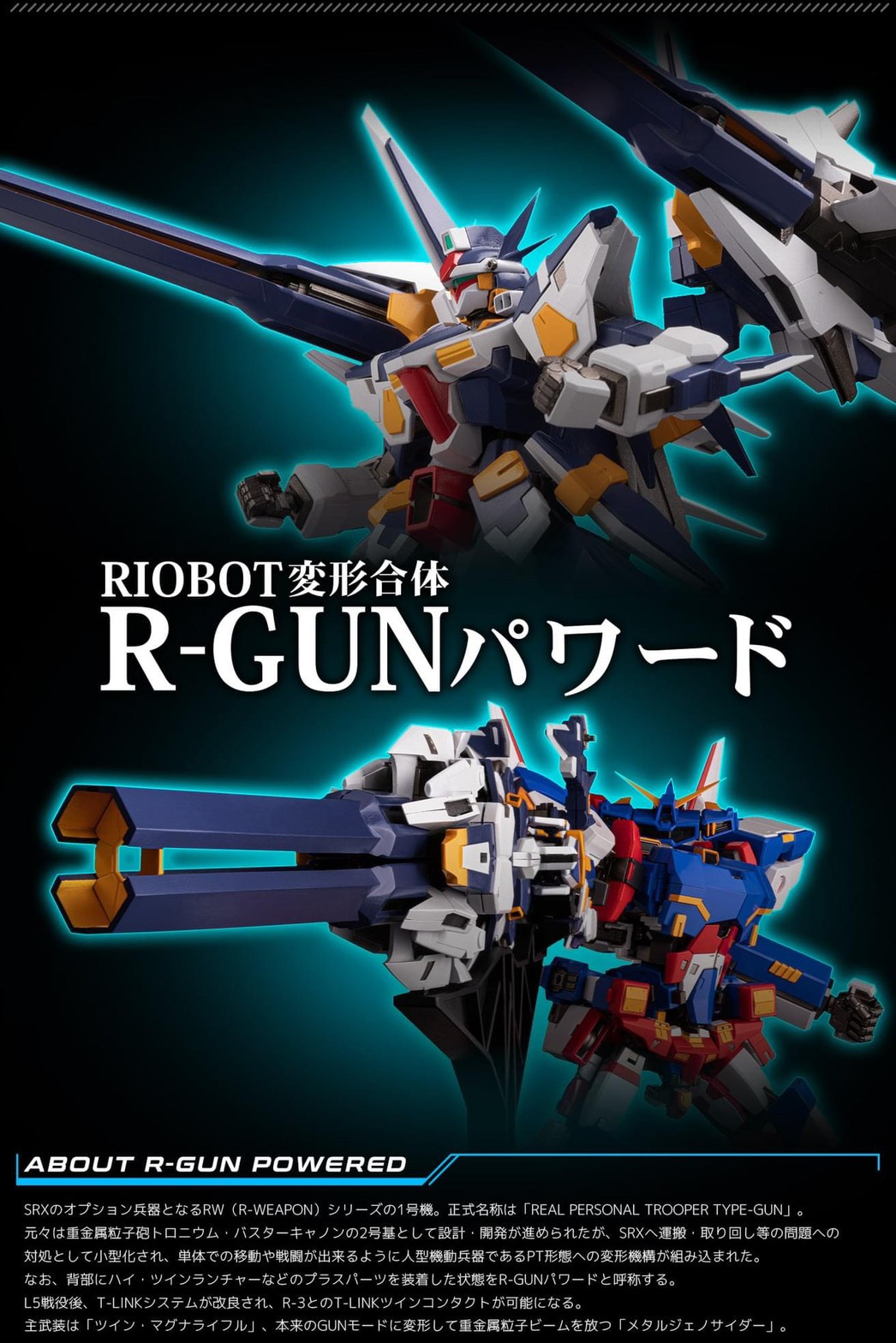 RIOBOT Transform・Combine R-GUN Powered by Sentinel