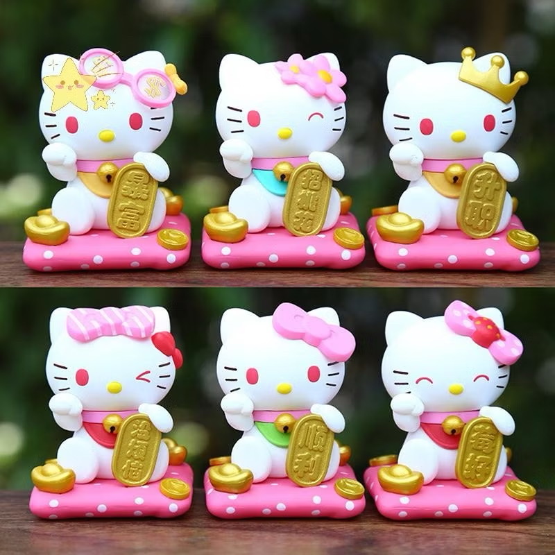 โมเดลคิตตี้กวัก Sanrio - Hello Kitty Lucky and Rich Series (Set of 6)
