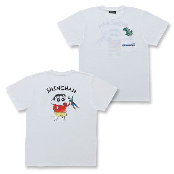 PRE-ORDER : Crayon Shin-chan OMOCHABOKO T-shirt with Pocket