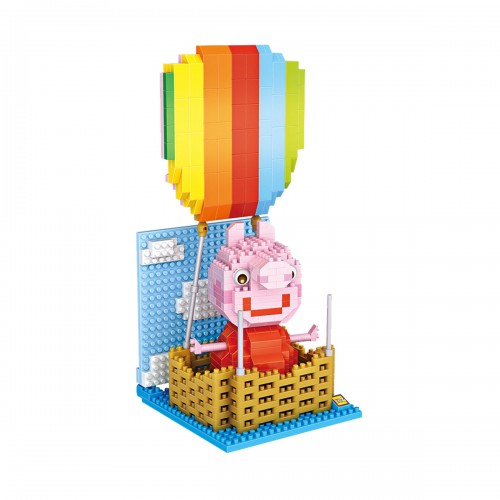 Loz 9744 Peppa Pig Hot Balloon 541pcs