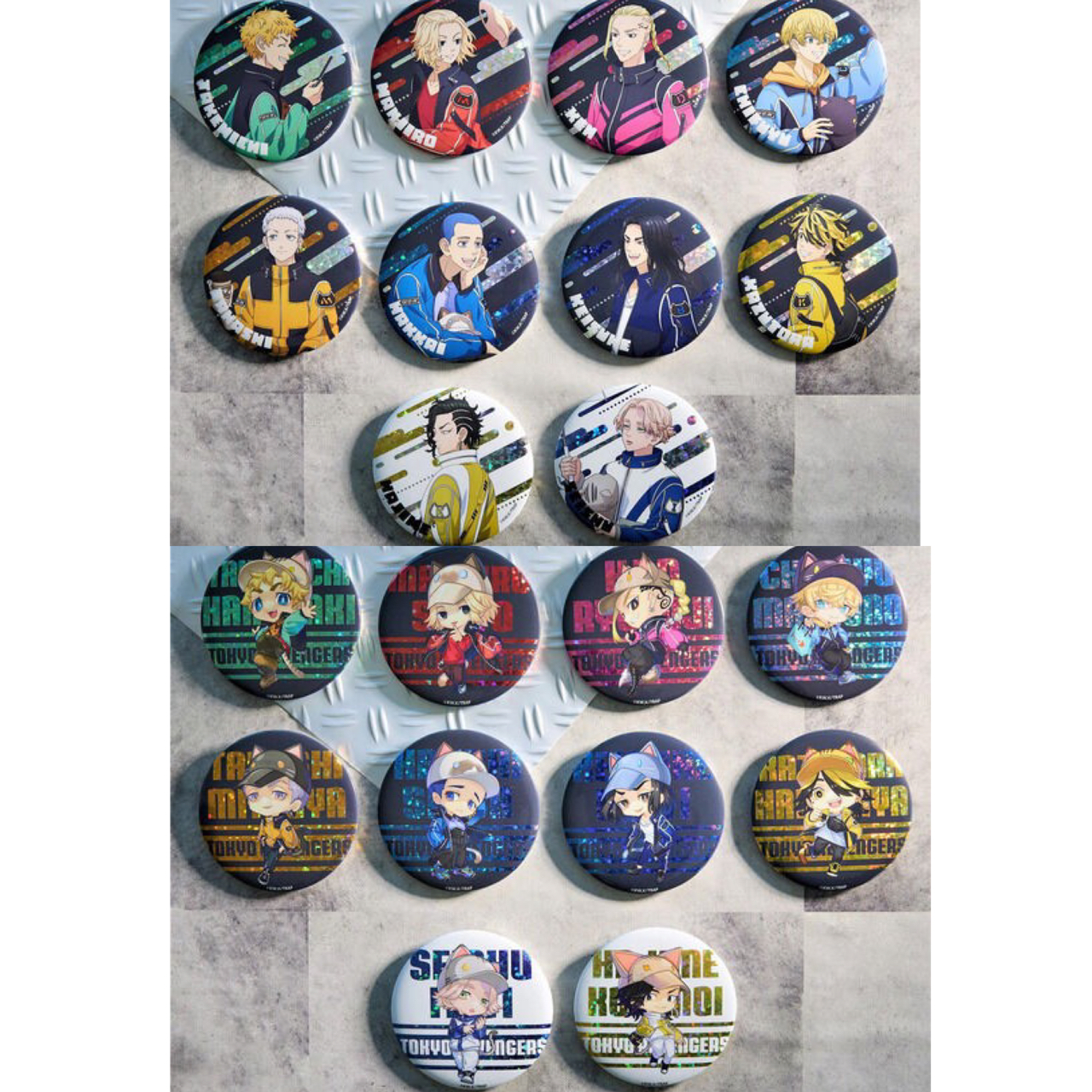 PRE-ORDER : TV anime "Tokyo Revengers" in NAMJATOWN Can Badge Collection VOL.1/2 Complete Set