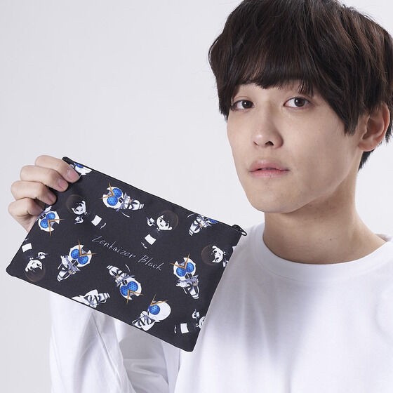 PRE-ORDER : Avataro Sentai Donbrothers Zenkaizer Black Kaito Goshikida Flat Pouch