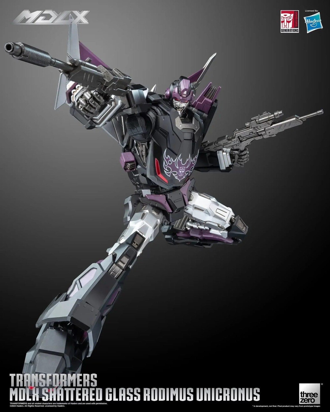 Pre-order : Transformers MDLX Shattered Glass Rodimus Unicronus by ThreeZero