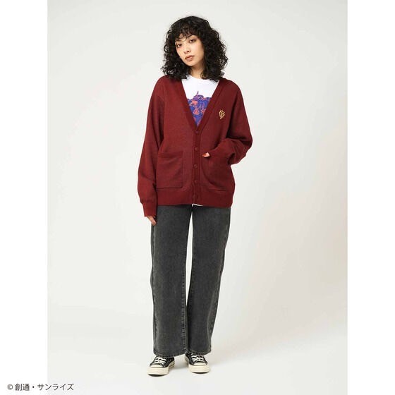 PRE-ORDER : STRICT-G graniph "Mobile Suit Gundam" Cardigan (Char Aznable Washable Jacquard Cardigan)