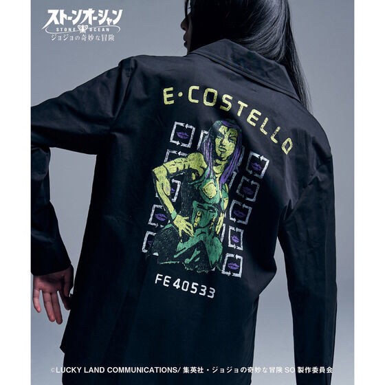PRE-ORDER : JoJo's Bizarre Adventure: Stone Ocean [glamb] E・Costello shirt
