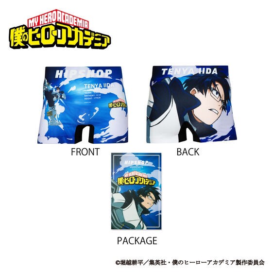 PRE-ORDER : My Hero Academia HIPSHOP Underpants "MY HERO ACADEMIA Series"