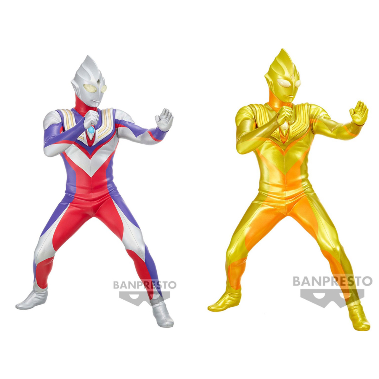 Pre-order : ULTRAMAN TIGA HERO'S BRAVE STATUE FIGURE ULTRAMAN TIGA ～KAGAYAKERU MONOTACHI E～ (A:ULTRAMAN TIGA (MULTI TYPE))(B:GLITTER TIGA)