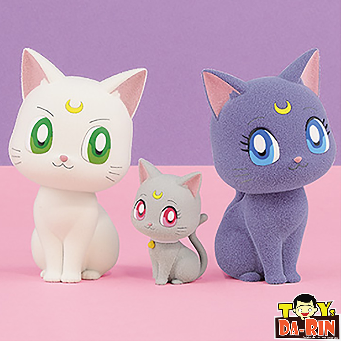 $ FLUFFY PUFFY Sailor Moon Eternal - Luna & Artemis & Diana