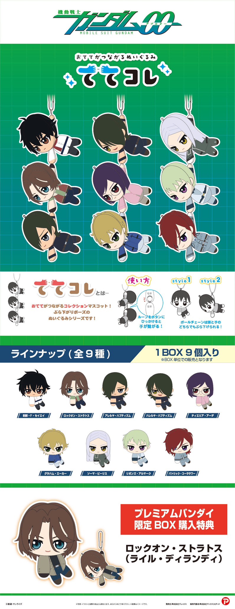 PRE-ORDER : Mobile Suit Gundam 00 Tetekore / Hagu / Fuwakororin