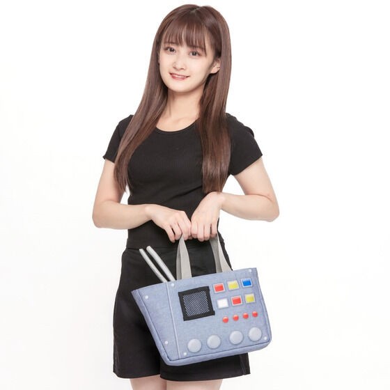 PRE-ORDER : Ultraman Series Alien Zarab Portable Electronic Brain Type Tote Bag