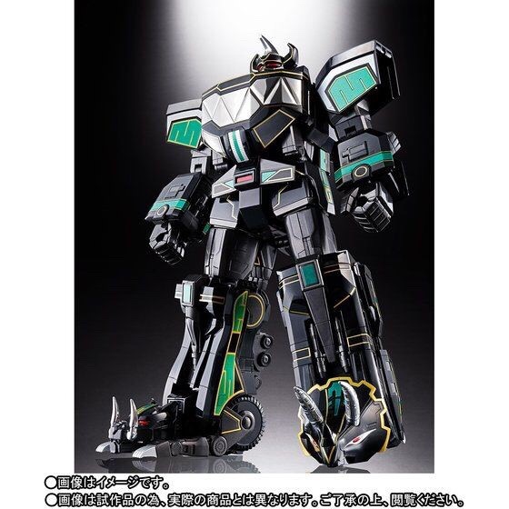 Soul Of Chogokin GX-72B MEGAZORD (BLACK VERSION) by Premium Bandai (มีกล่องน้ำตาล) (Lot.Jp)