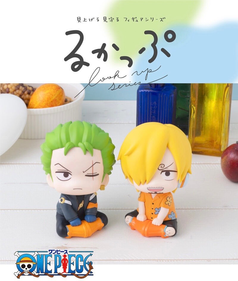 PRE-ORDER : Rukappu ONE PIECE Roronoa Zoro Future Island Ver. & Sanji Future Island Ver. Set [Limited Edition Drawstring Pouch Included]