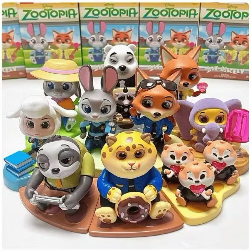 โมเดลได้ 1ตัว Disney - Zootopia - Sit Nicely Series by Miniso