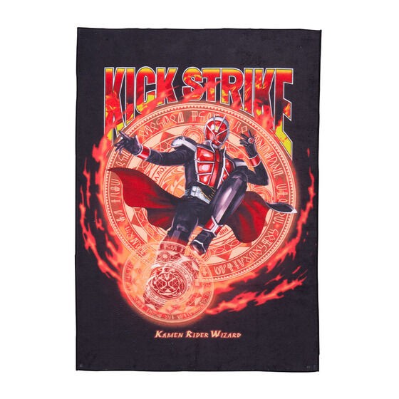 PRE-ORDER : FinisharT Kamen Rider Wizard Strike Wizard / Ryuki Dragon Rider Kick Towel