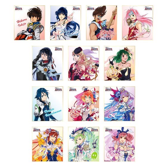 PRE-ORDER : Macross Super Space Fortress Festival 40th Anniversary! Deculture!! Mini Colored Paper Collection 40th Anniversary ver. (Random)